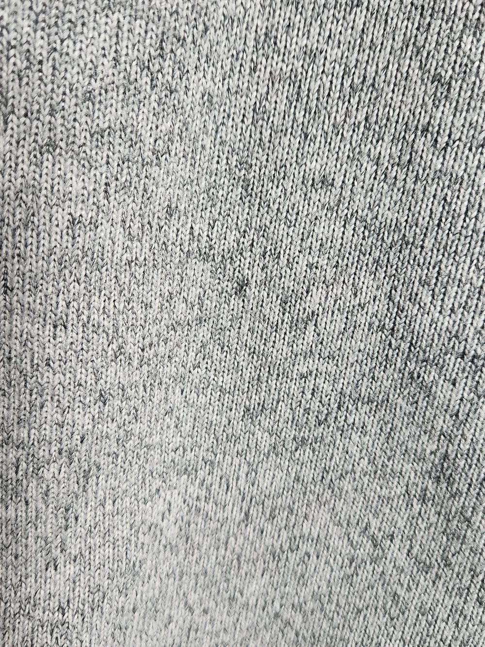 G.H. Bass & Co Gray Marl Quarter Button Pullover Textured Knit Exterior Size S